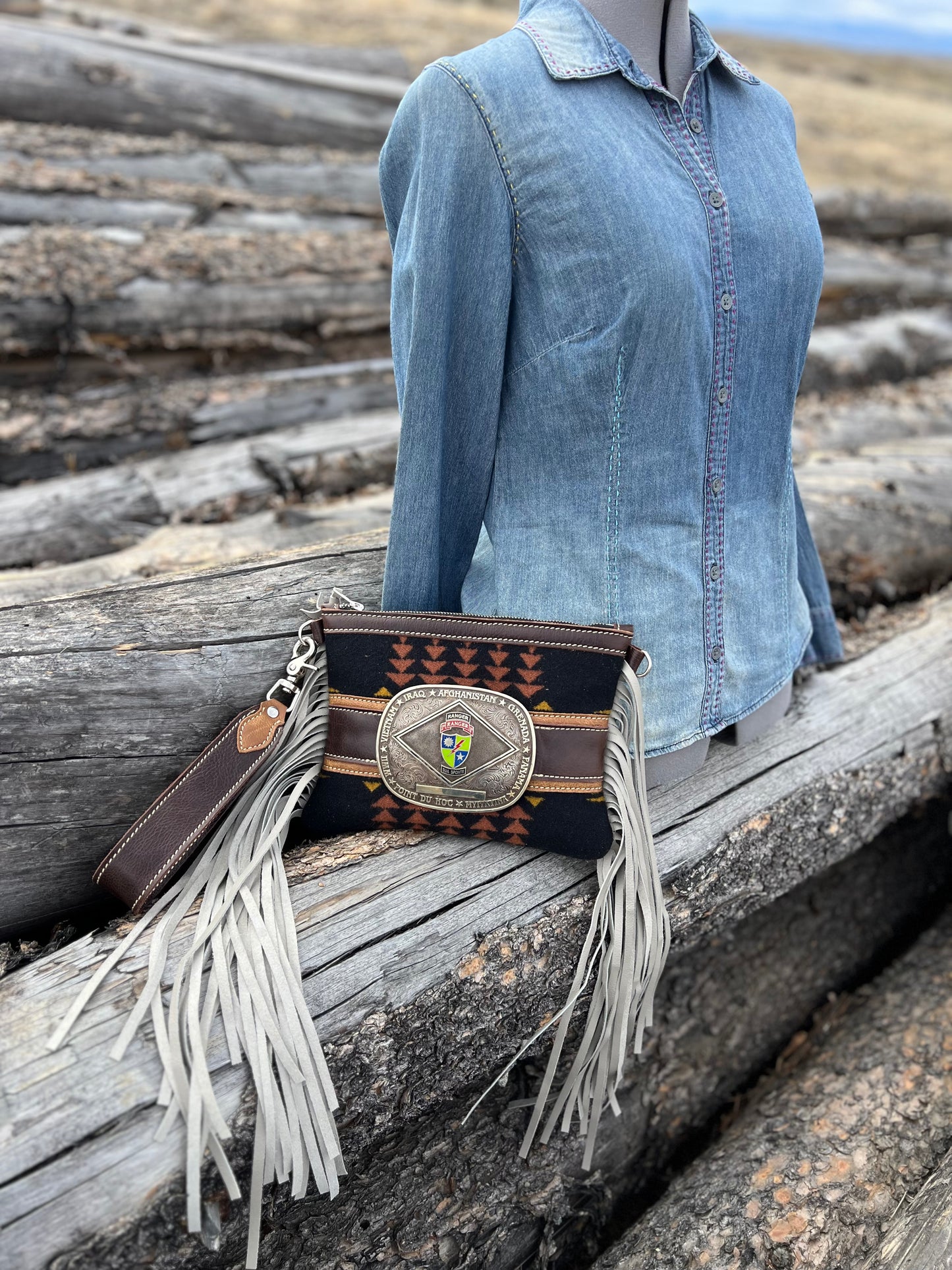 Buckle Bag + Wristlet
