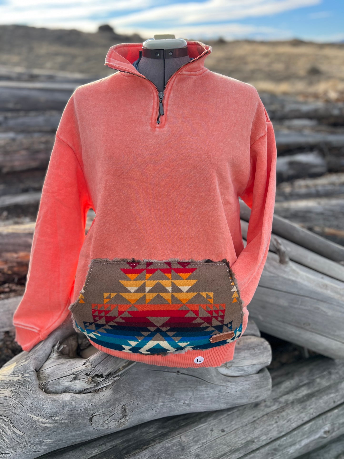 1/4 Zip Sweatshirt - Large