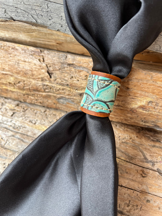 Leather Slide for Wild Rag/Scarf