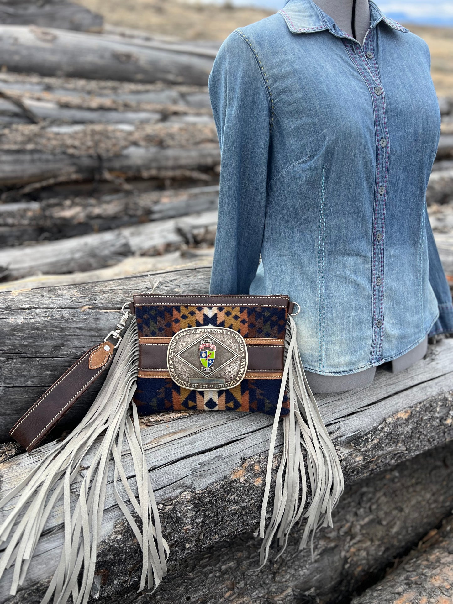 Buckle Bag + Wristlet