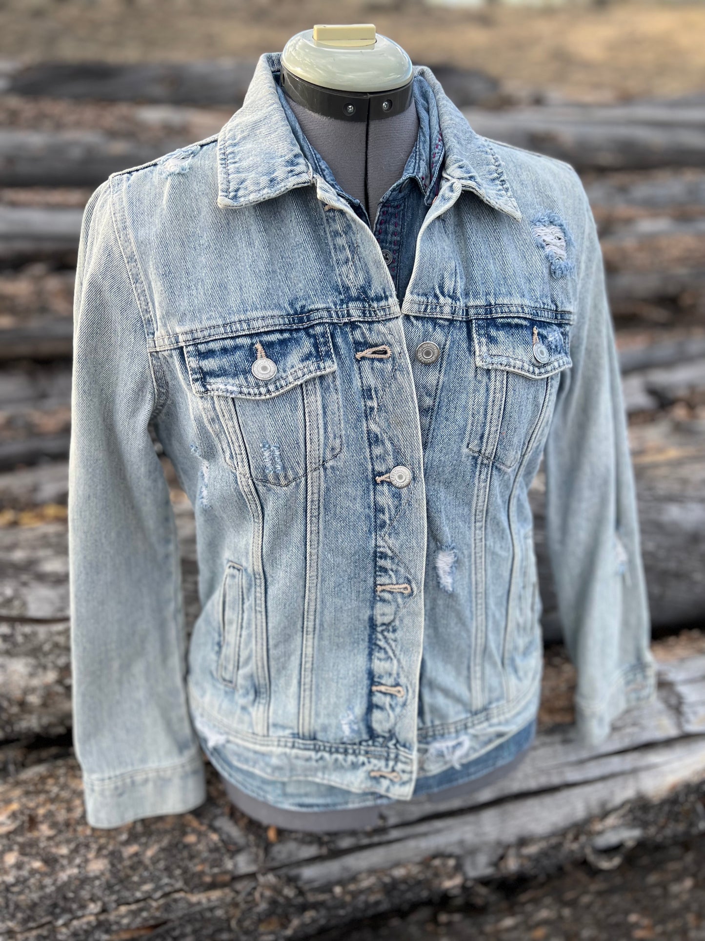 Jean Jacket with Pendleton ~Ladies M