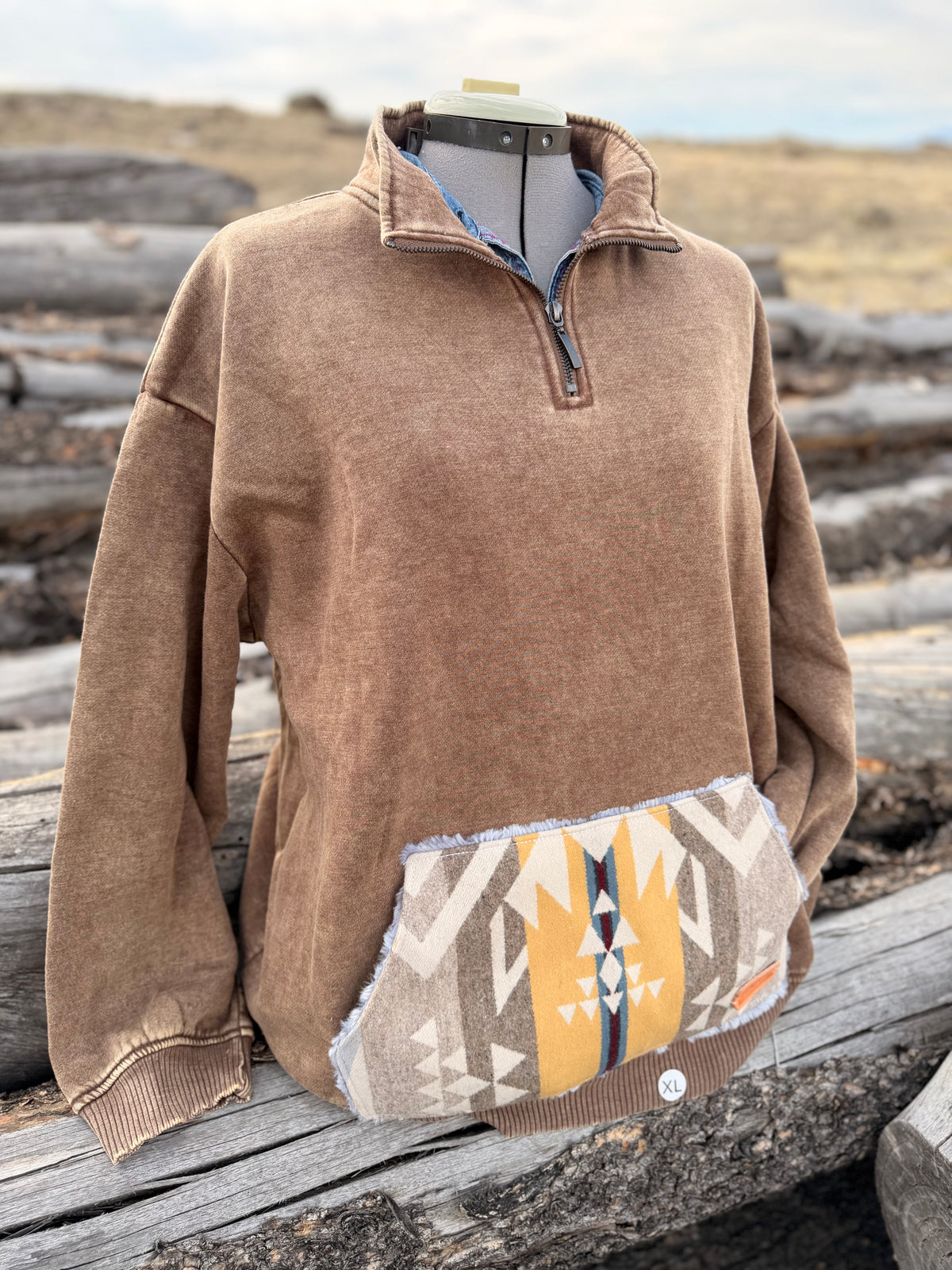 1/4 Zip Sweatshirt - XL