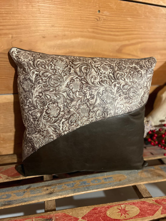 18x18 Leather Pillow Cover