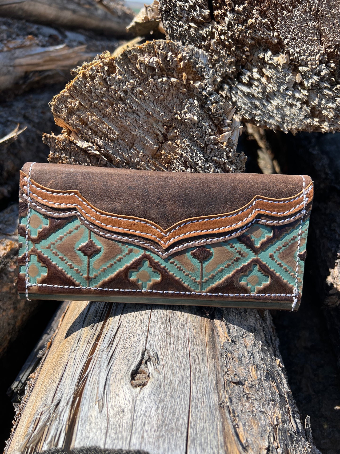 Tri-Fold Leather Wallet