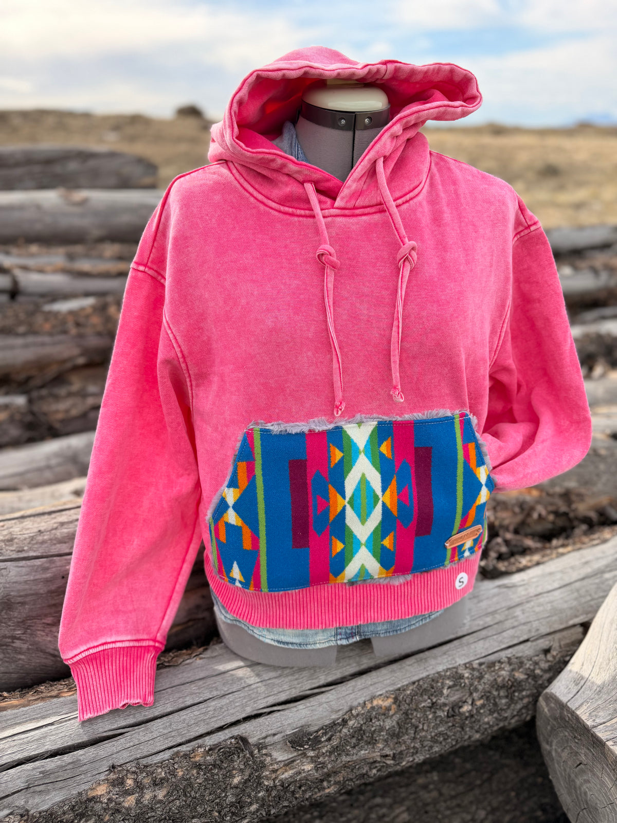CROP Hoodie Sweatshirt - Small