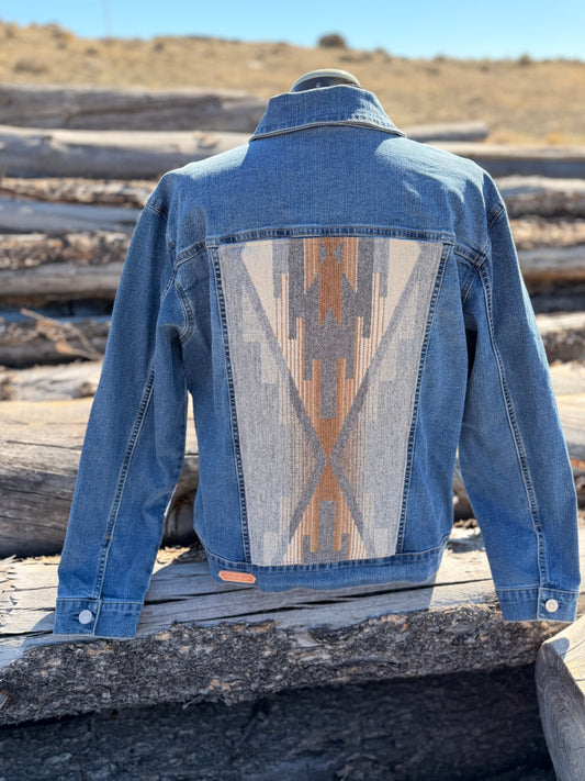 Jean Jacket with Pendleton ~Ladies L